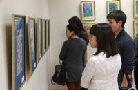 В Мичуринске продолжает работать выставка картин Веры Сибирцевой