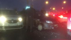 Запад Тамбова уже «не стоит» - последствия ДТП ликвидированы Запад Тамбова уже «не стоит» - последствия ДТП ликвидированы