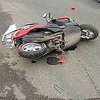 В Тамбовской области перевернулся скутер 