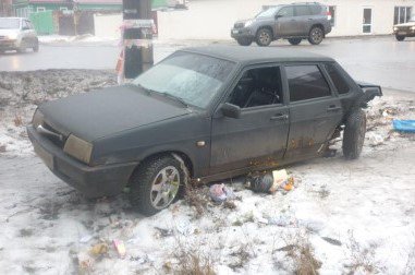 Под Новый год в Мичуринске произошла серьезная автоавария