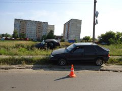 В Моршанске водитель «Шевроле Клан», пытаясь уйти от столкновения, съехал в кювет