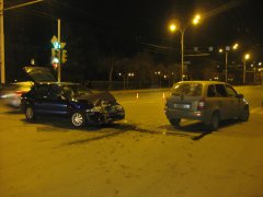 В Тамбове столкнулись «Хендай» и «Калина»