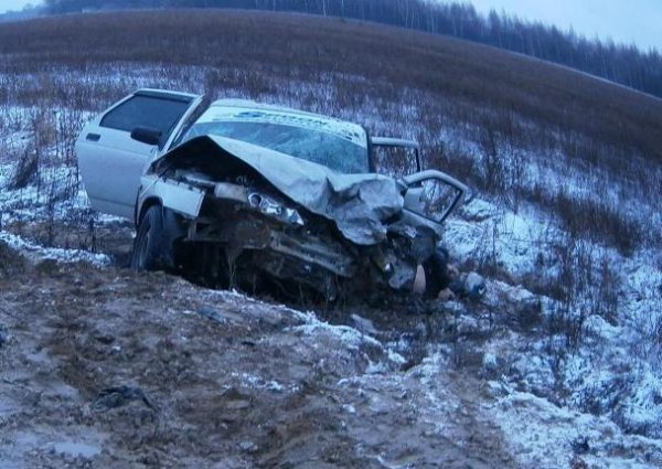 Фото ДТП в Рязанской области, в котором погибли три человека