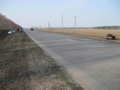 Под Тамбовом водитель «Приоры» спровоцировал ДТП и покинул место аварии, бросив автомобиль