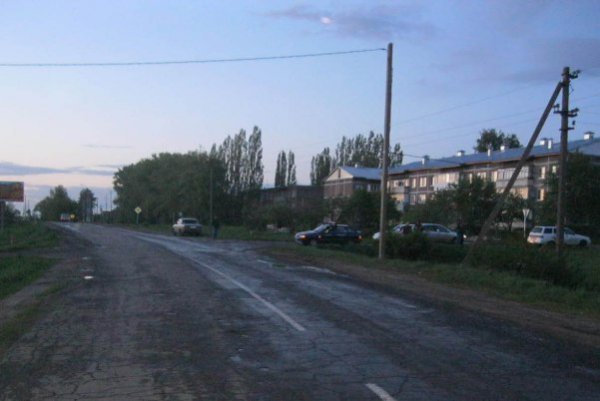 В Заворонежском водитель "улетел" в кювет
