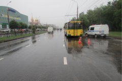 В Липецке столкнулись автобус и троллейбус В Липецке столкнулись автобус и троллейбус
