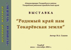 Выставка в краеведческом музее расскажет об истории Токаревского района