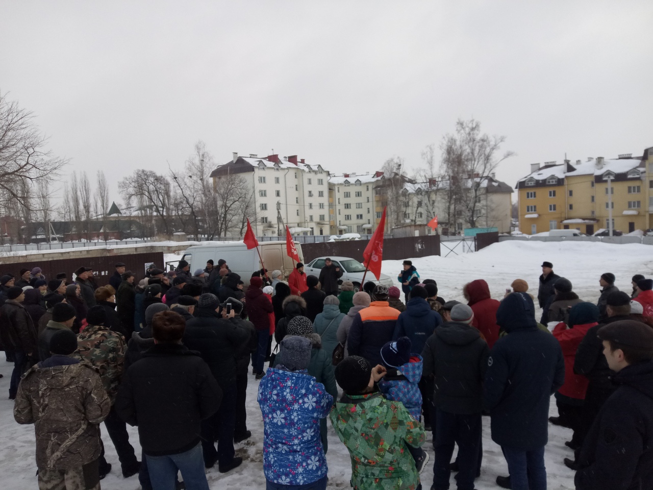 В Кирсанове прошла массовая протестная акция 