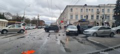 ДТП спровоцировало пробку в центре Тамбова