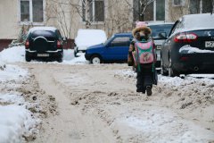 На отдельных улицах Тамбова снежный коллапс На отдельных улицах Тамбова снежный коллапс