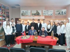 Очередная встреча поколений прошла в комнате «Боевой Славы» в Мичуринске Очередная встреча поколений прошла в комнате «Боевой Славы» в Мичуринске