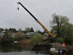 В Тамбове из-за понижения уровня воды в реке Цне ввели режим повышенной готовности