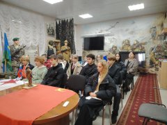 В Мичуринске ветеран Афганистана встретился со школьниками В Мичуринске ветеран Афганистана встретился со школьниками